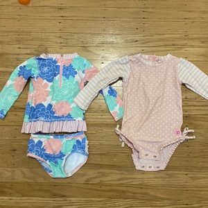Bundle of Girl Ruffle Butts bathing suits